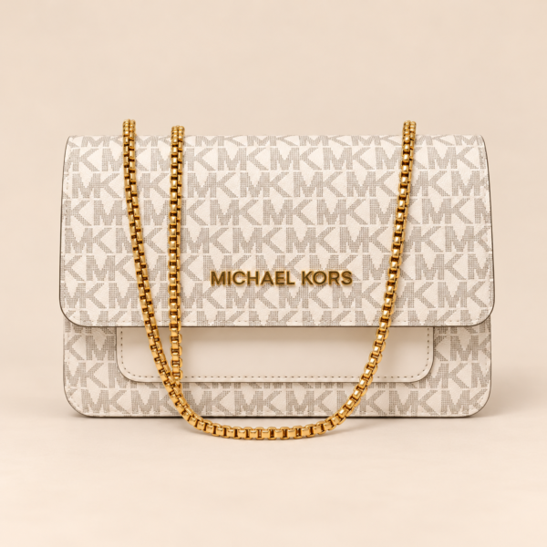 Golden Chain Monogram Shoulder Bag